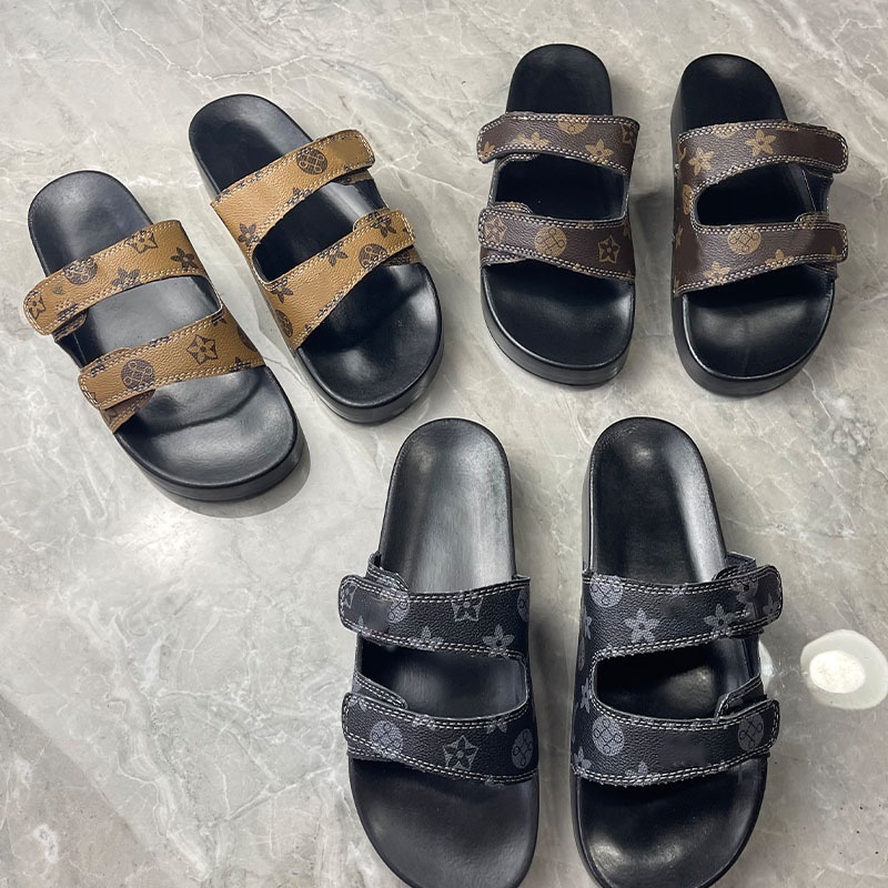 Men's Slippers Sandal Letter Slide Women's Slippers Daily Casual and Fashionable Shower Slippers Beach Vacation Sliders