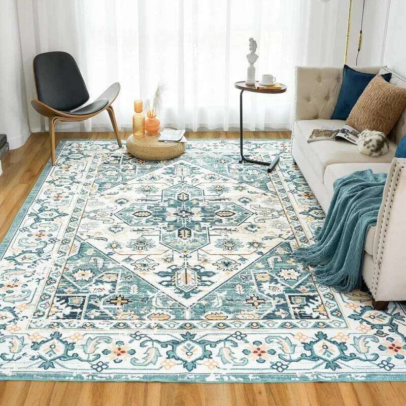 VIKAMA 1PC Persian National Style Crystal Velvet Carpet Dirt Resistant Living Room Coffee Table Mat Hotel Home Decoration H260227 - view 4