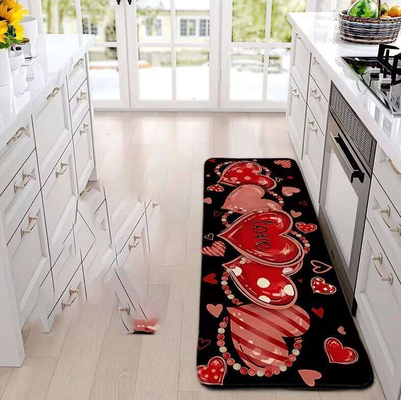 Wedding Season Valentine'S Mother'S Day Gift Carpet Flooring Floor Mat Kitchen Decorative H260226