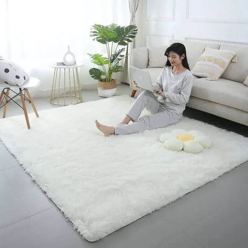 Big Size Carpet Living Plush Rug Bed Floor Fluffy Mat Anti-slip Home Decor Rugs Soft Velvet Carpets Kids Room Blanket H260226