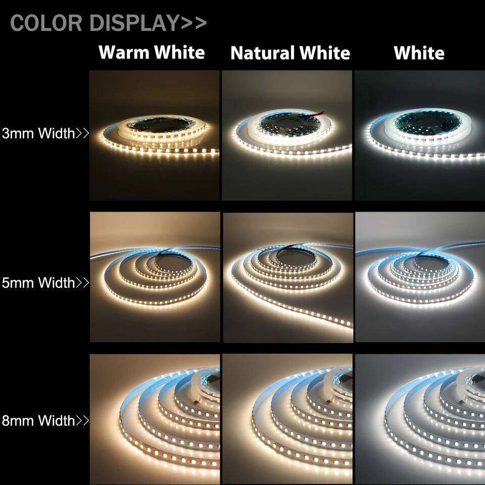 3MM 5MM 8MM Width DC 5V Strip 2835 120LEDs/m 1 LED Per Cut Flexible Tape IP20 Not Waterproof Warm Natural Cool White 1M-5M Z260226