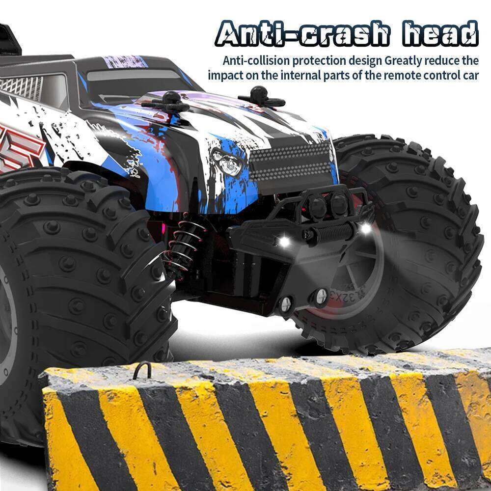 JJRC Q175 RC Off Road 1:18 20 Km/h 2.4GHz Double Motors Drive with LED Light Remote Control Cars Drift Truck Toys Christmas H260227