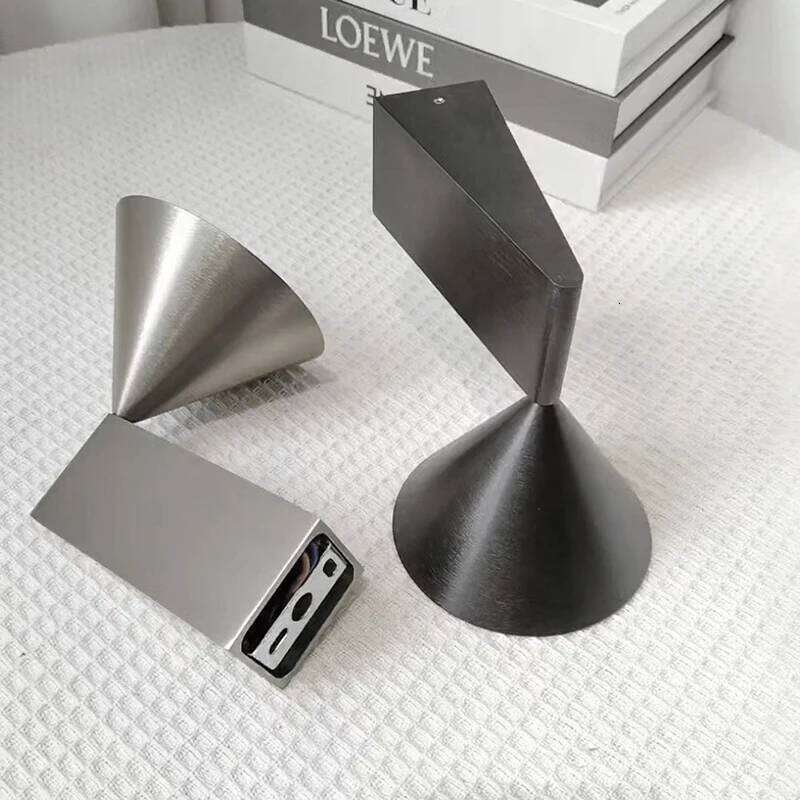 Italian Minimalist aluminum conical geometric bedside warm wall lamp for living dining room corridor and hallway Z260227