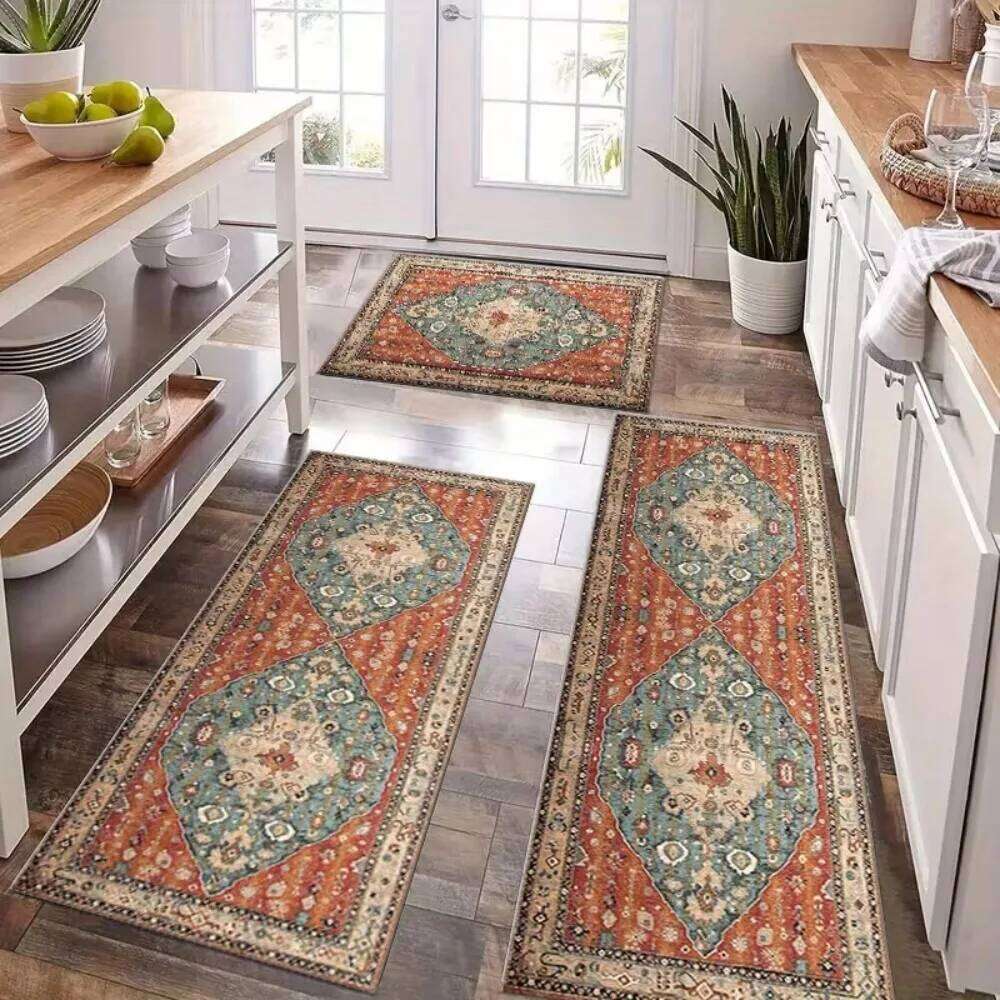 Hallway Runner Rugs Non Slip Machine Washable Carpet for Kitchen Entryway Living Bedroom Laundry Room Home Decoration H260226