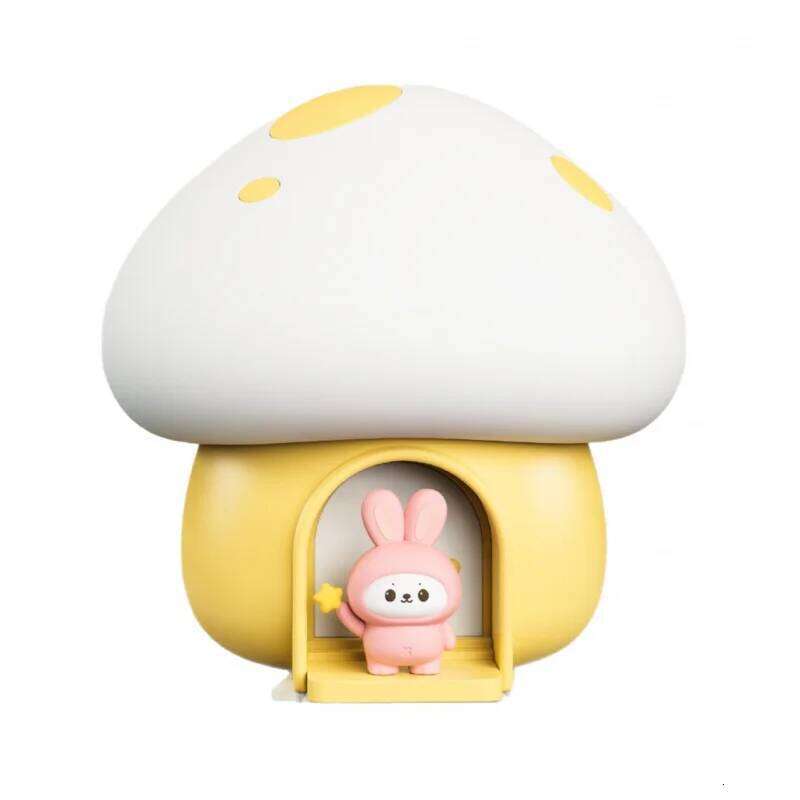 Mushroom Tap LightUSBRechargeable Creative Atmosphere Night Light Dormitory Bedroom Bedside Cute Timed Silicone Table Lamp Z260227
