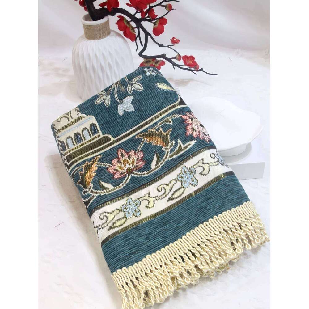 Praying Carpet Fabric Rug Muslim Padded Soft Portable Prayer Mat for Church Hall H260226