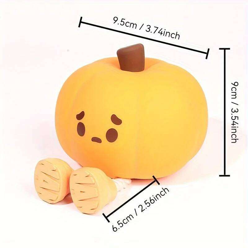 Pumpkin Night Light,Touch-sensitive dimming,30-minute timer.Ideal for festive ambiance, home decor lighting and gift-giving Z260227