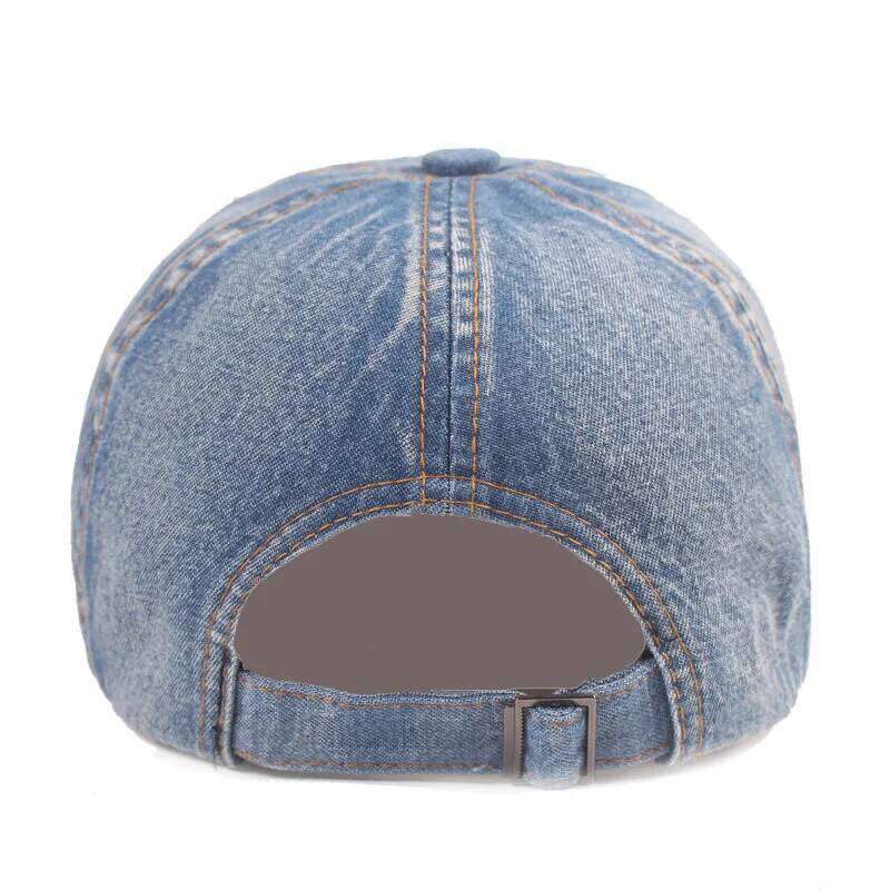 Vintage Washed Cotton Baseball Men Women Denim Dad Hat Adjustable Trucker Style Low Profile Casual Travel Cap Z260226