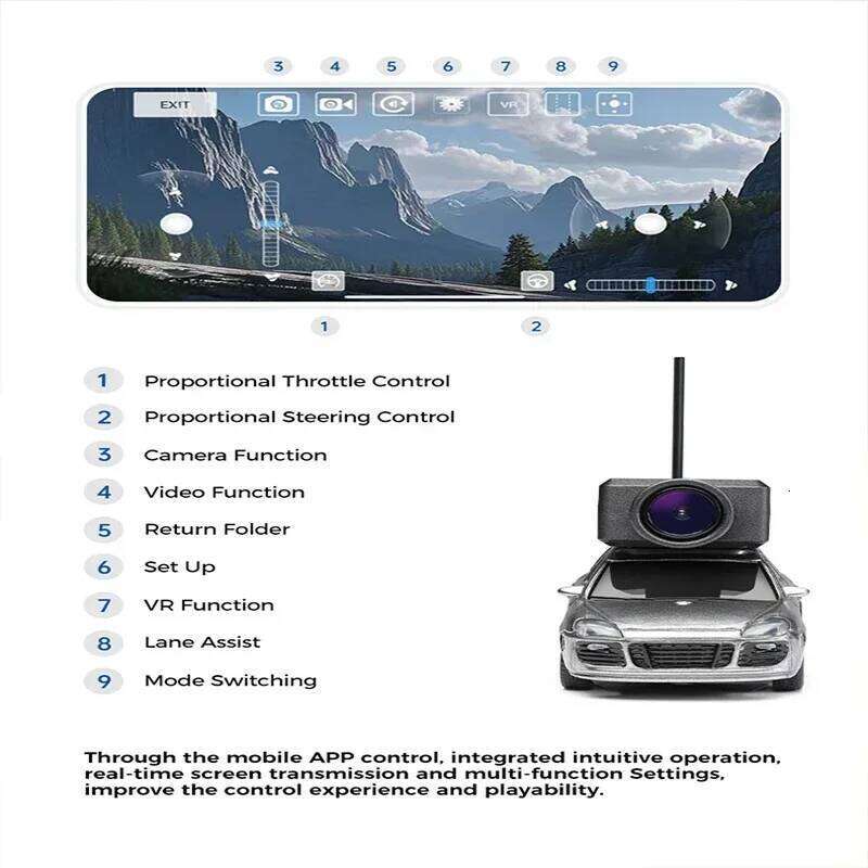 1:64 WLtoys 6401 Mini Cars 2.4G Automatic Matchingb with 720P FPV Camera Wifi APP Control Newest RC Racing Car Toy H260227