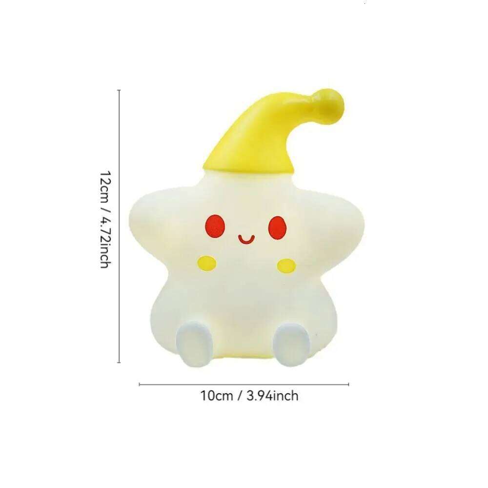 LED Silicone Night Light Little Star Creative Bedside Touch Table Lamp Bedroom Decoration Kawaii Gift For Kid Children Z260227