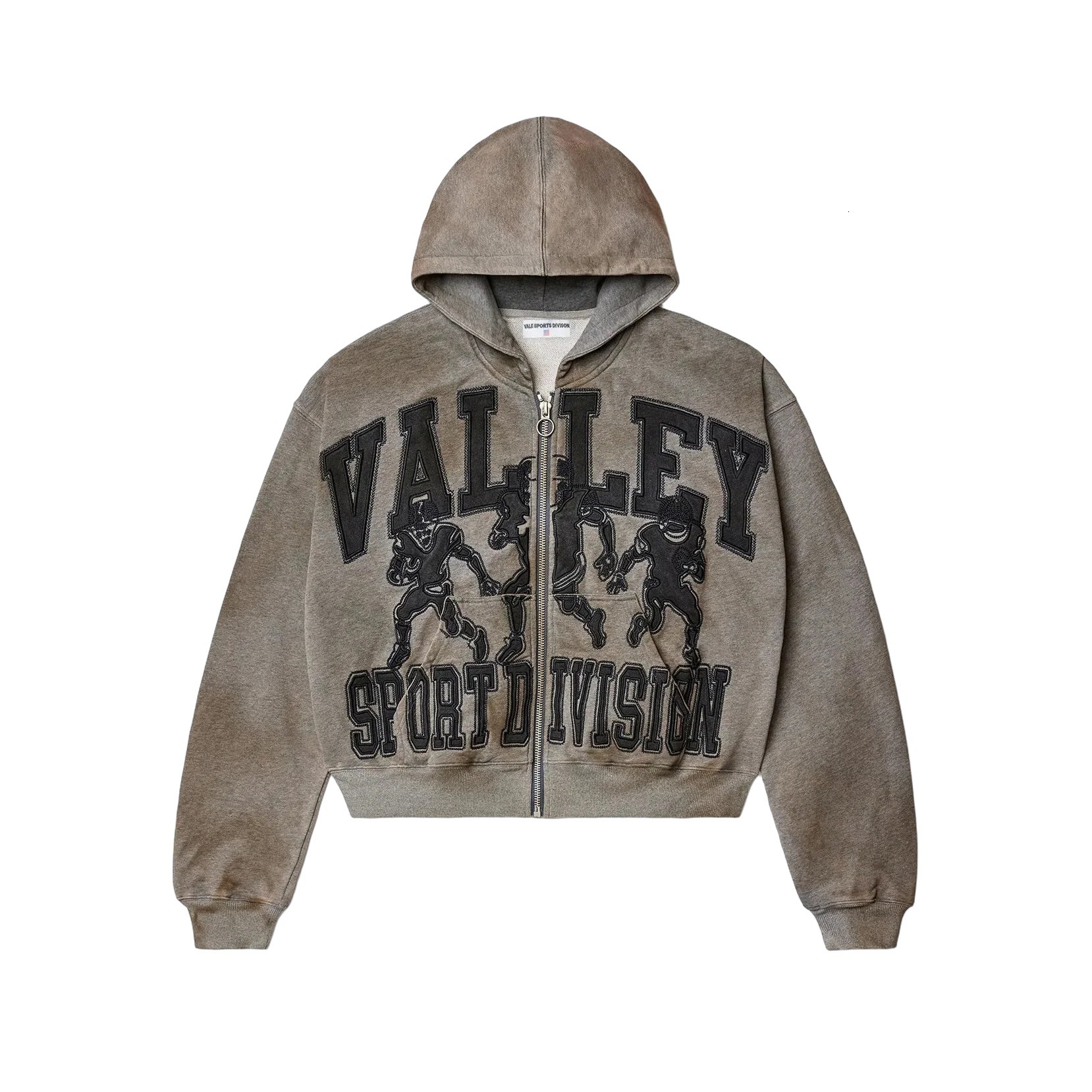 2026 New Luxury Brand - European Style Individualistic Street Fashion Men's Casual Hooded Sweatshirt For Outdoor Sports - Retro Camo Print Zipper