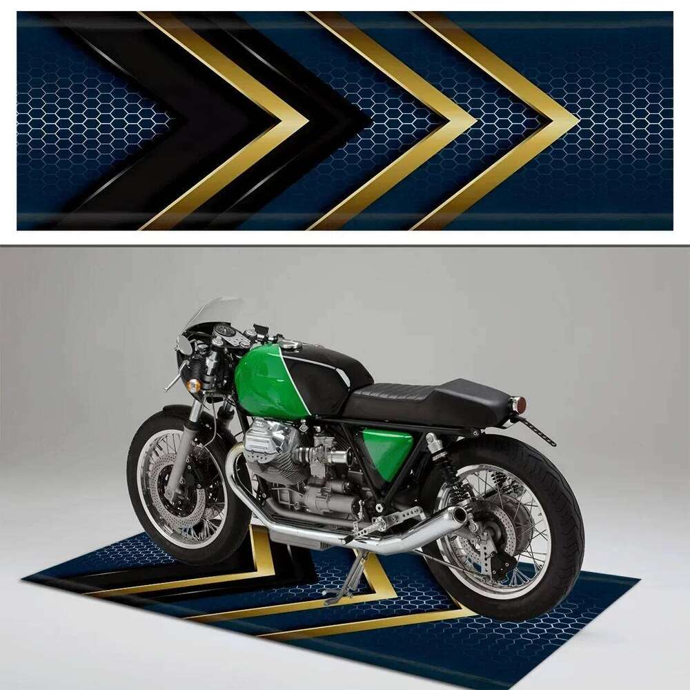 VIKAMA Premium Flannel Carpet, Motorcycle Floor Parking Mat, Oil-Proof, Anti-Slip, Stain-Proof, Home Decoration H260226