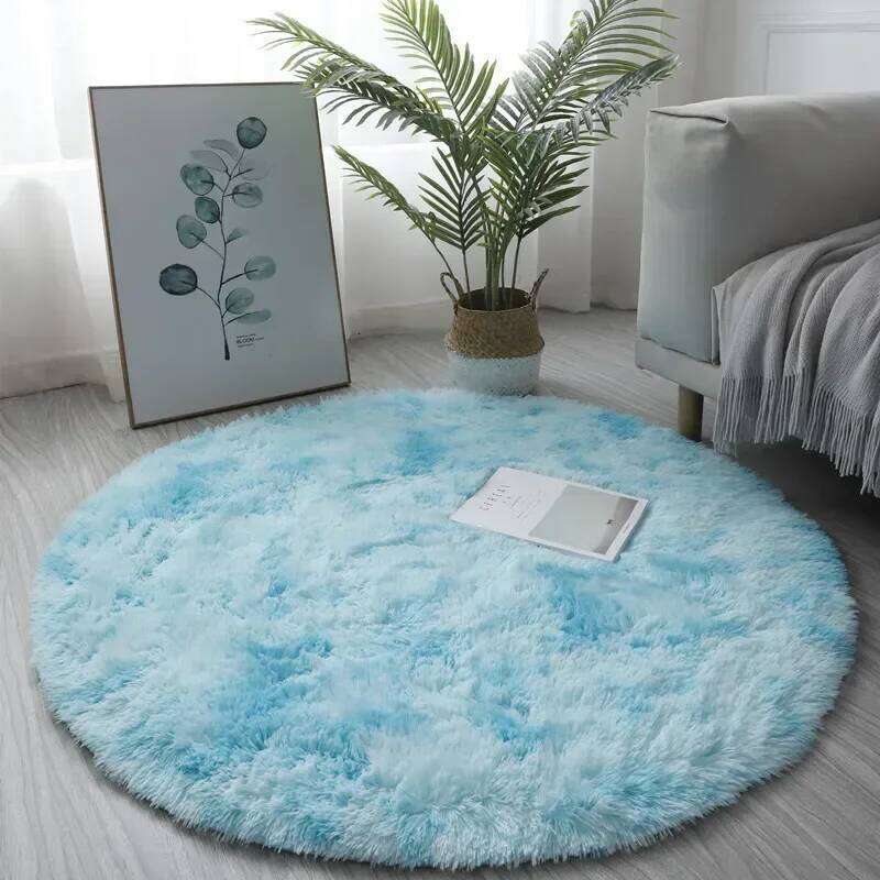 Ultra Soft Plush Round Rug Mat - Fluffy White Carpet for Living Room, Home Decor Bedroomr, Bedroom and Kids Room H260226