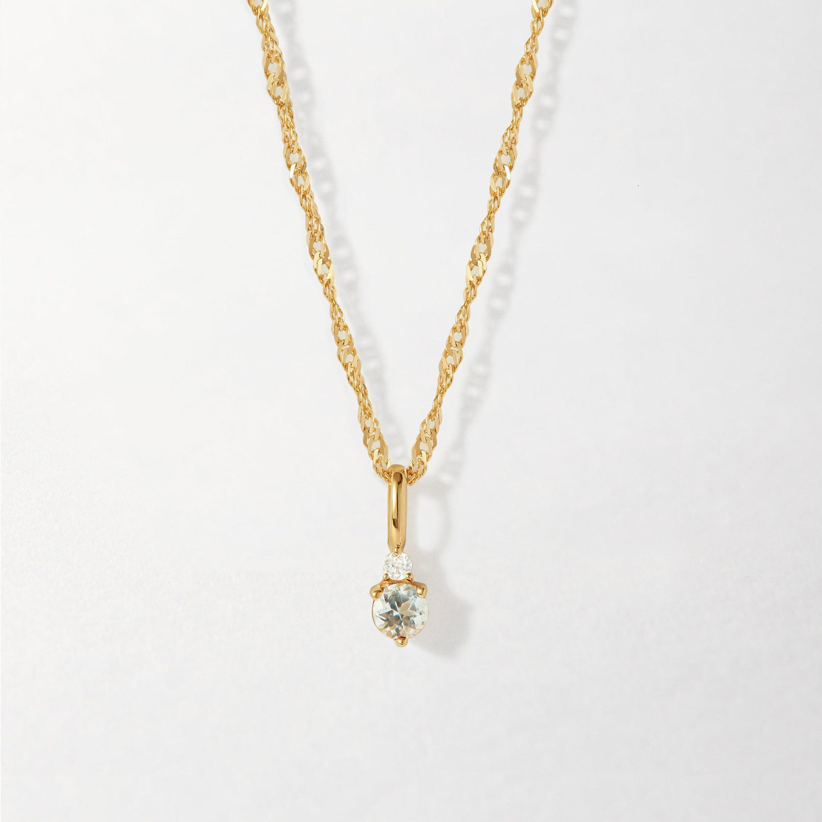 December new stainless steel birthday vacuum electroplated gold color-retaining DIY pendant accessories 18K in a stone furnace241018