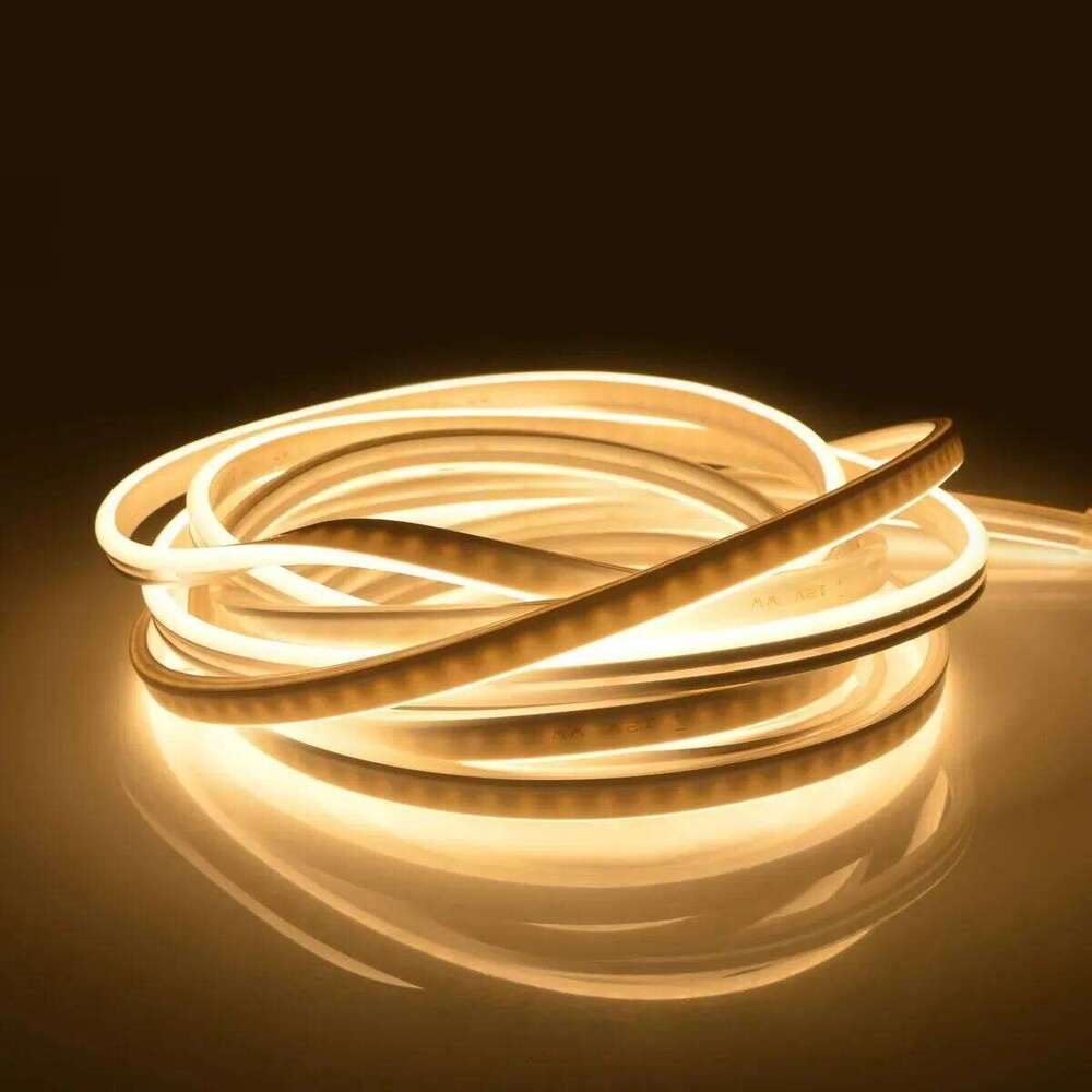2m 12V Neon Strip Light Silica Gel Flexible Tube LED Lights Waterproof IP65 Wall Background Lighting Home Decoration Z260226