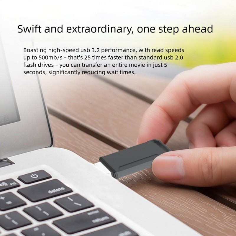 High speed mobile phone solid-state USB flash drive, metal computer USB 3.2, large capacity 512GB USB flash drive, cross-border SSD flash drive 1TB