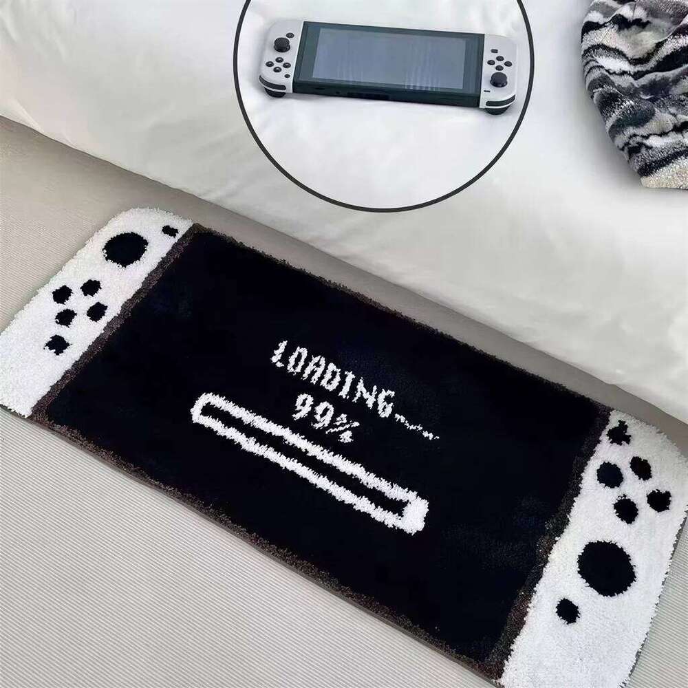 VIKAMA Imitation cashmere cartoon super cute bedside blanket bedroom ins floor mat carpet living room full mattress H260226