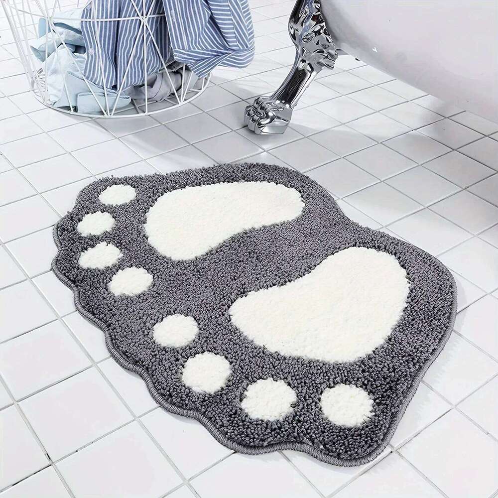 1 Bath Mat with Anti Slip, Super Absorbent, Ultra-fine Fiber, Soft Comfortable Bathroom Carpet and Floor Decoration H260226