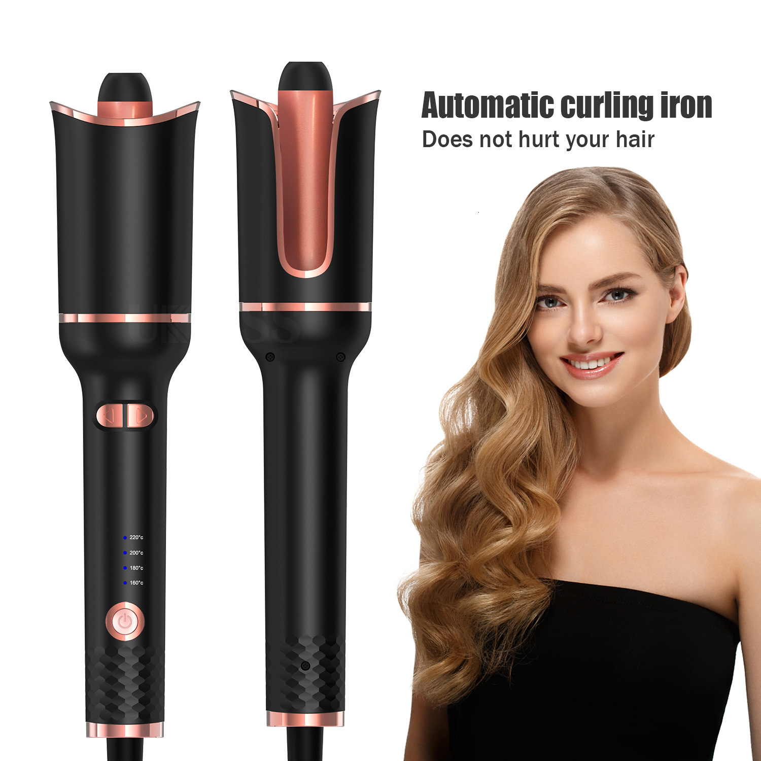 Curling Irons Automatic Hair Curler Auto Hair Curling Iron Ceramic Rotating Air Curler Air Spin Wand Styler Curl Machine Magic Hair Curler 230907