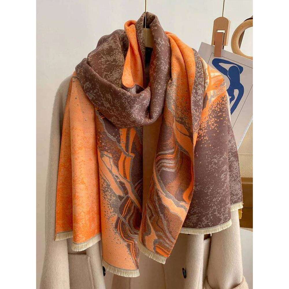 Luxury Cashmere Women Scarf Winter Vintage Print Scarve Wrap Pashmina Mujer Female Foulard Bufanda Pareo Echarpe Blanket Shawl Z260226