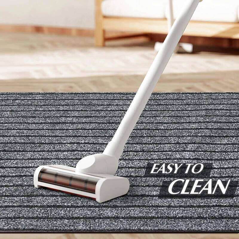 Striped Carpet Solid Color Anti Slip and Waterproof, Easy To Clean, Suitable for Hallway Entrances, Kitchens, Laundry Rooms H260226