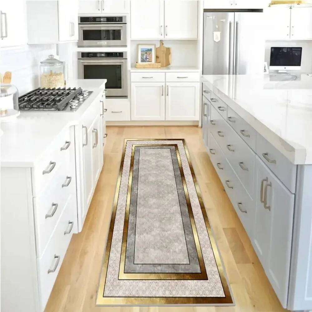 Thick Winter New European Classical Luxury Corridor Living Room Bedroom Entrance Kitchen Christmas Decoration Rug H260226