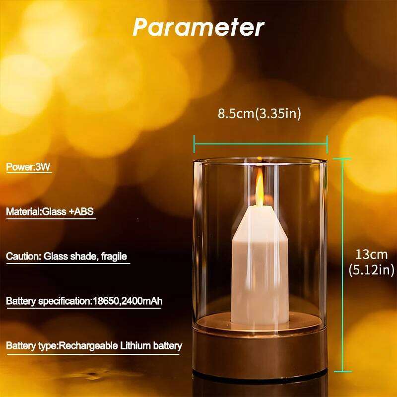 LED Night Light Rechargeable Flameless Candle Motion Sensor Dimmable USB Charging Soft Warm Bedroom Portable Table Bedside Lamp Z260227