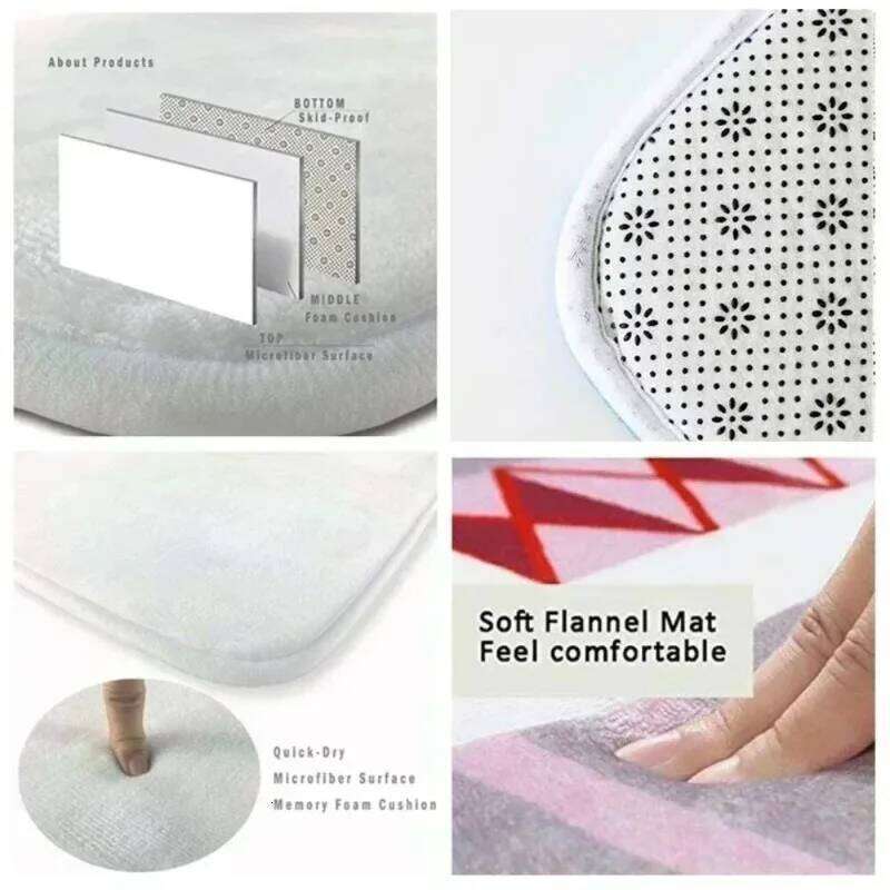 Fashion Moon Print Round Rug Non-Slip Wear-resistant Circle Carpet for Living Room Bedroom Soft Floor Mat Home Decor Beautiful H260227 - view 5
