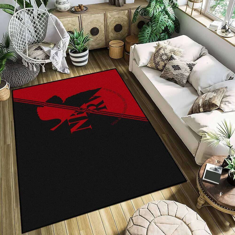 Anime N- Neon Genesis Evangelions carpet Bedside Kitchen Bath Living Home House Bedroom Floor Mat Doormat Carpet Rug Decoration H260226
