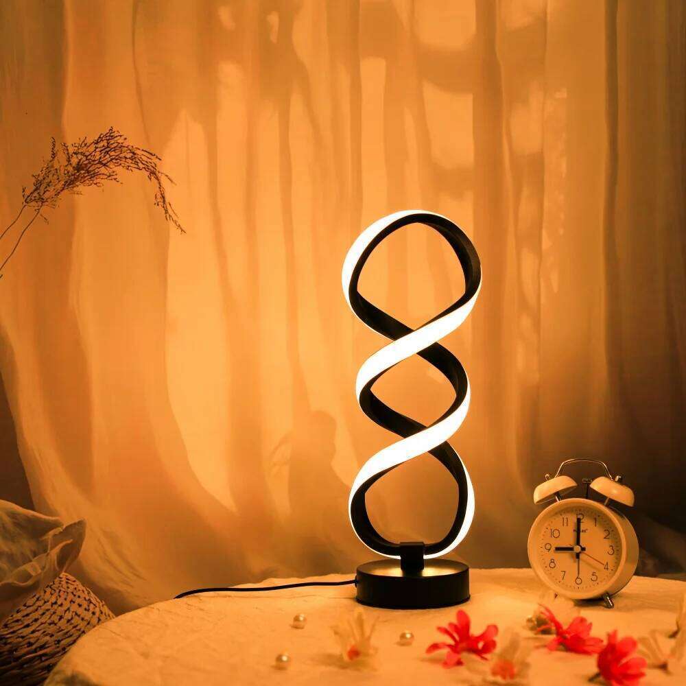 1PC Creative Modern Artistic Desk Lamp, Powered by USB - Three-color Lighting, Suitable for Various Occasions Z260227