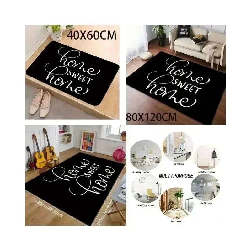 Electronic Children's Living Room Coffee Table Bedroom Shelf Drum Door Mat Home Non-slip Carpet H260226