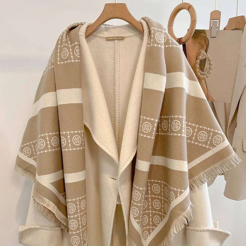 New Fashion Winter Cashmere Scarf Women Luxury Duplex Print Female Shawl Wrap Scarves Lady Thick Warm Blanket Echarpe Pashmina Z260226