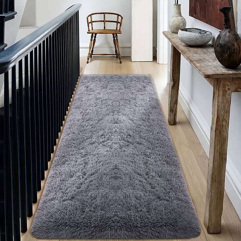 VIKAMA Comfortable Plush Carpet, Super Soft Fluffy Bedroom Bedside Rug, Corridor And Hallway Floor Mat, Home Decoration H260226