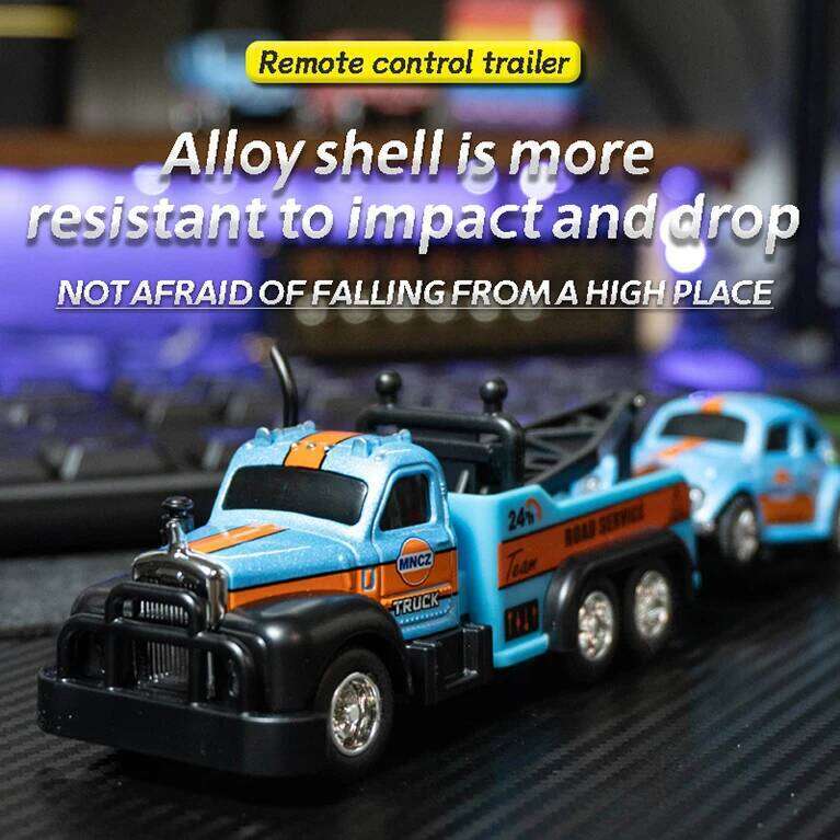 Pickup Trailer Set Alloy Children's Wholesale 1:64 Speed Mini Remote Control Car Toy H260227