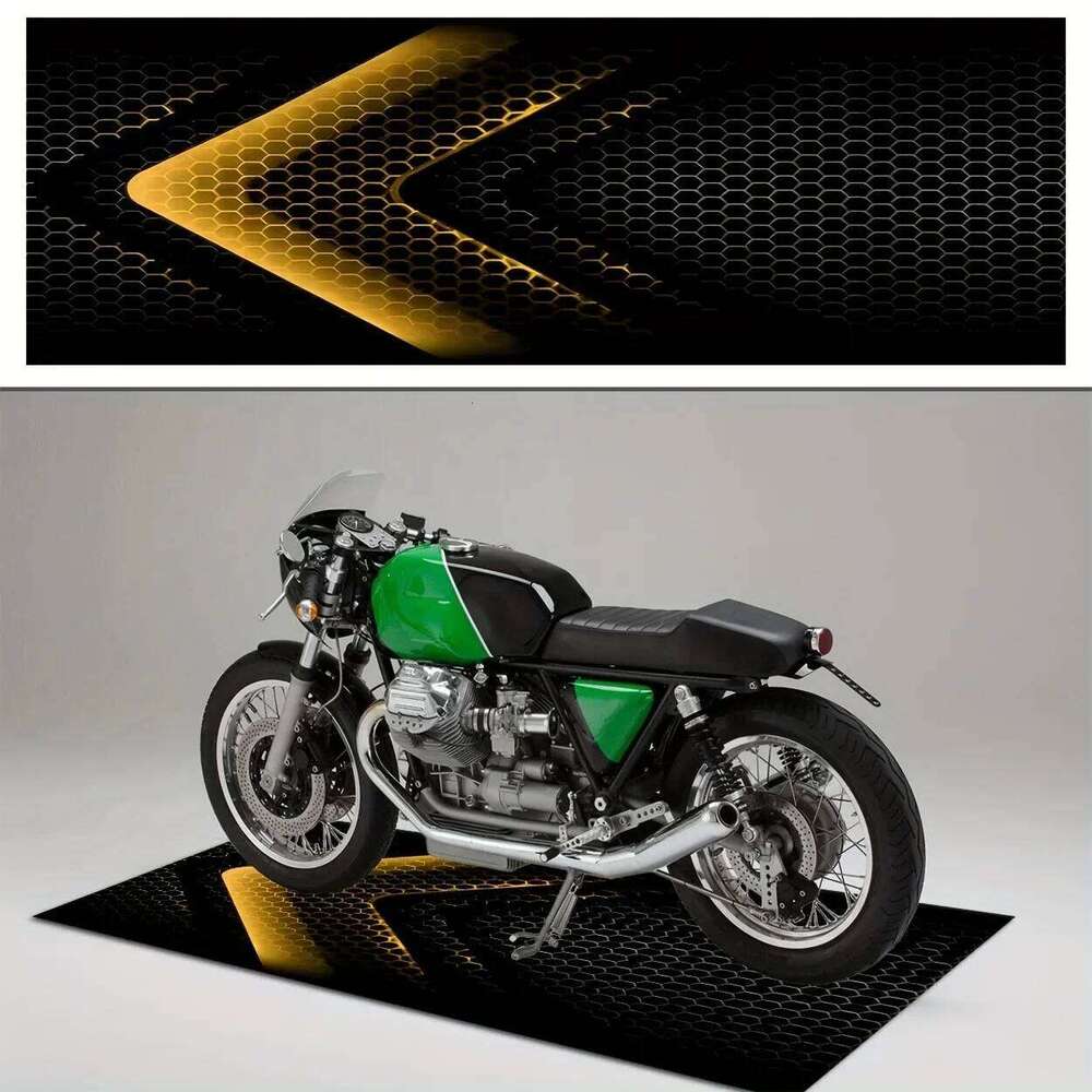 VIKAMA Premium Flannel Carpet, Motorcycle Floor Parking Mat, Oil-Proof, Anti-Slip, Stain-Proof, Home Decoration H260226