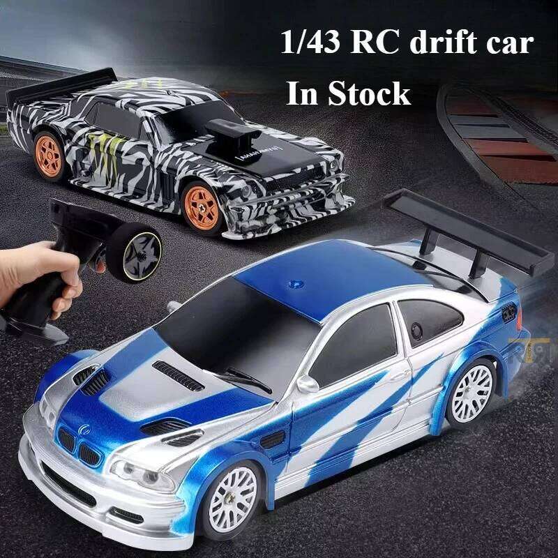 4WD RC Drift 1/43 Scale 2.4G Wireless Radio Controlled Mini Racing Model High-Speed Drift Remote Control Car Toy Gift H260227