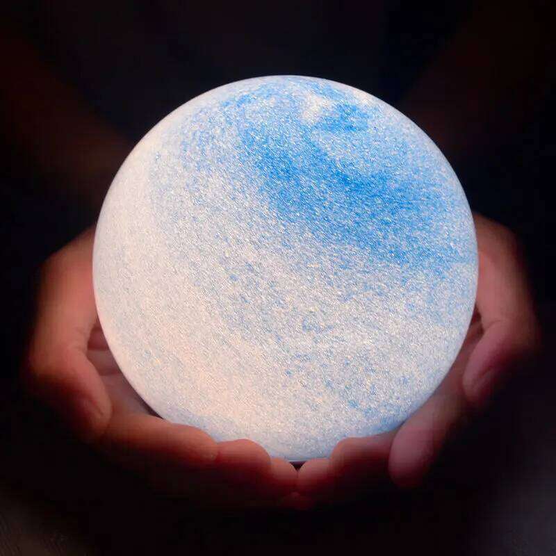 Nordic Desk Bedroom Sleep Atmosphere Bedside Glass Night Star Moon Lamp, Planet Lamp Gift Idea Z260227