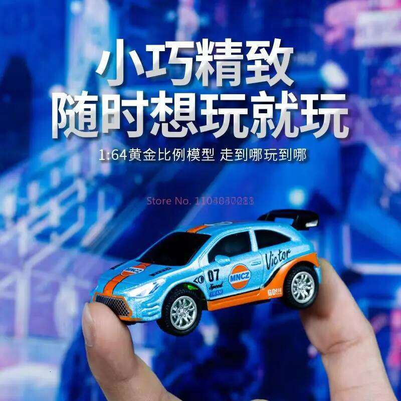 New Mini Alloy Remote Control Car Pocket Rc Desktop Miniature Drift Racing Children'S Holiday Gift H260227