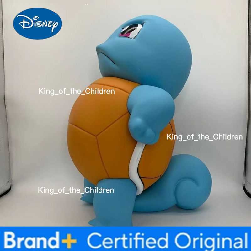 Disney Squirtle Water Spraying Toy Large Size Cute Collectible Action Figure Jenny Car Accessory Popular Anime Model Hand Figure H260227