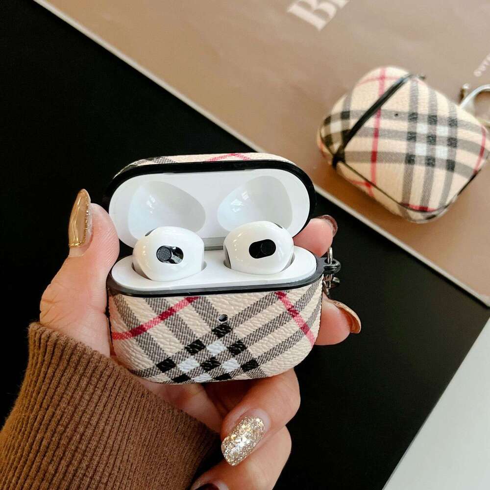 Suitable for Apple AirPods 1/2 New 3rd Generation Bluetooth Earphone Leather Protective Cover Phone Pro Case luxury headphone case
