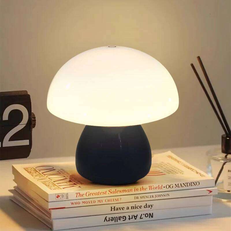 Mushroom Led Table Lamp Charging Touch Desk Coffee Bar, Hotel Bedroom Decoration, Nordic Creative Atmosphere, Small Night Light Z260227