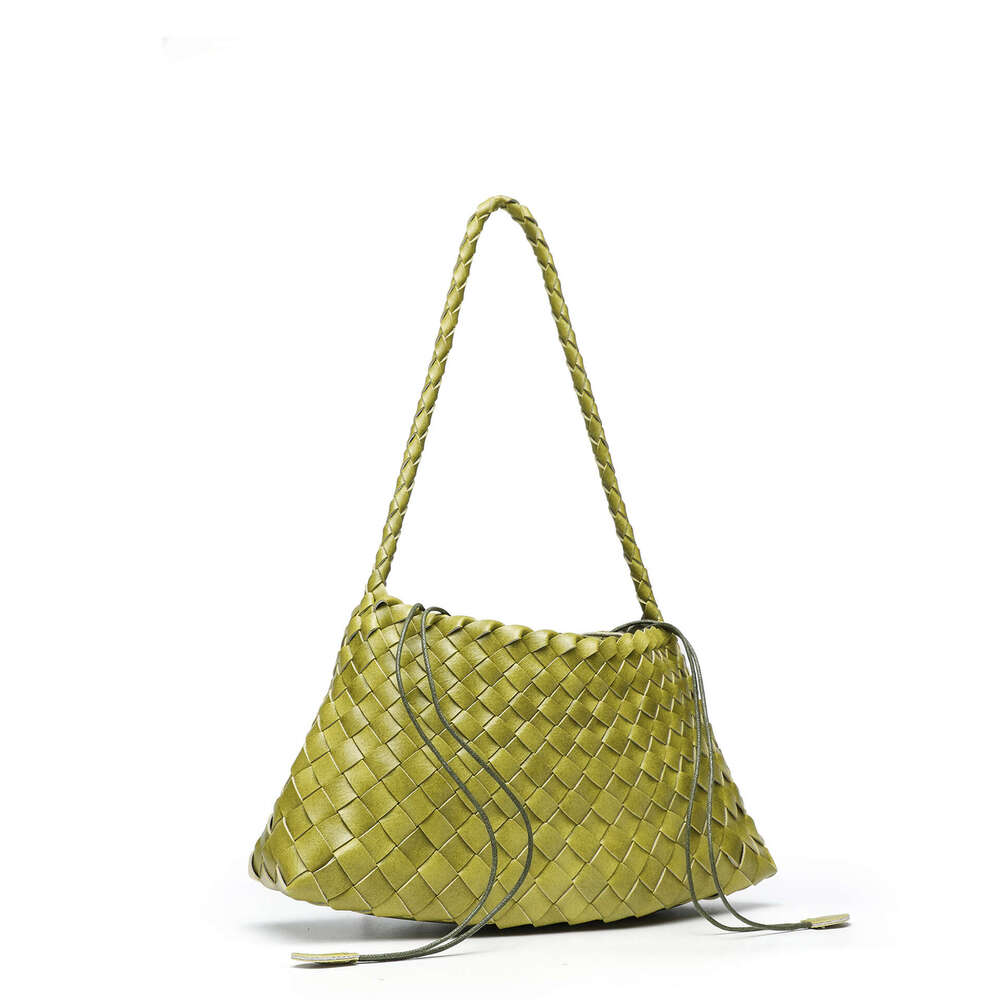 Cross Border Hot Selling Hand Woven Fashion Retro Handheld Basket Versatile Underarm Single Shoulder Mother Daughter Bag