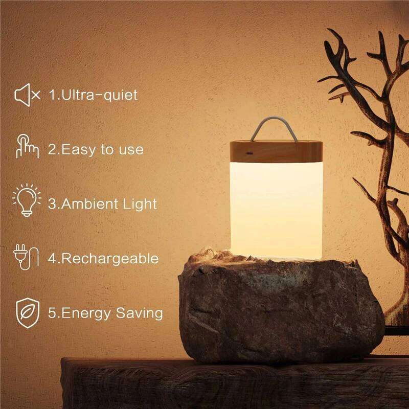 Light Touch Sensor Bedside Table Rechargeable Dimmable RGB Color Desktop Night Lamp For Room Children Kids Gift Z260227