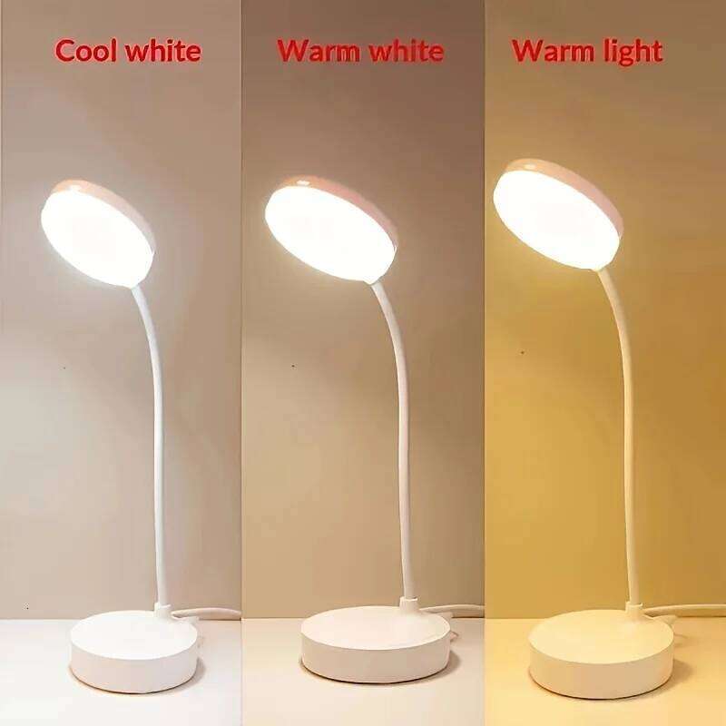 LED Eye Protection Desk Lamp,Adjustable Dimming In Three Levels,Can Switch Between White And Warm -USB Night Light Z260227