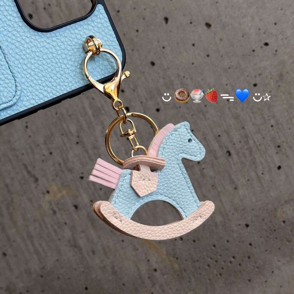 Luxury phone caseNew Card Slot + Rocking Horse iPhone 17 Lychee Texture Genuine Leather Feel Compatible with Samsung S25 Protective Case