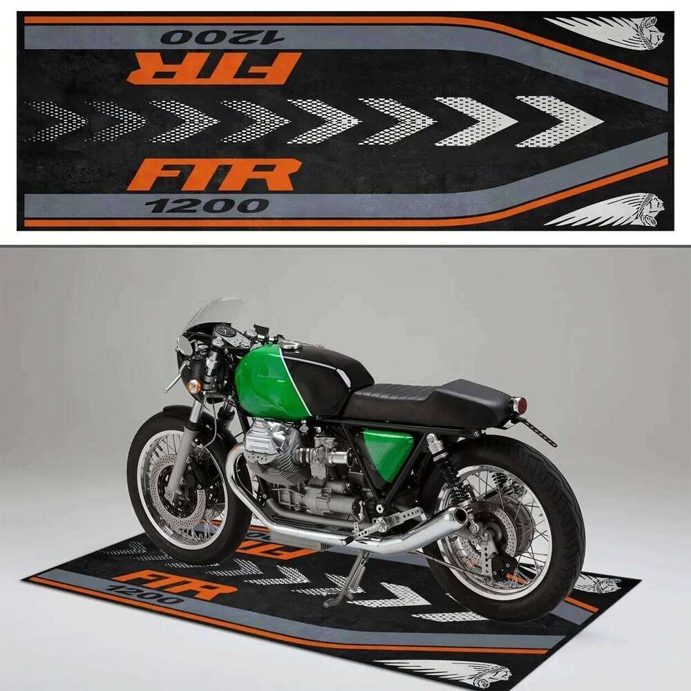 VIKAMA Premium Flannel Carpet, Motorcycle Floor Parking Mat, Oil-Proof, Anti-Slip, Stain-Proof, Home Decoration H260226