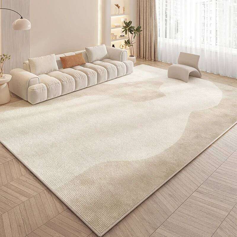 VIKAMA Cream Style Living Room Carpet Water And Stain Resistant Large Area Rug - Sofa Coffee Table Blanket Home Decoration H260226