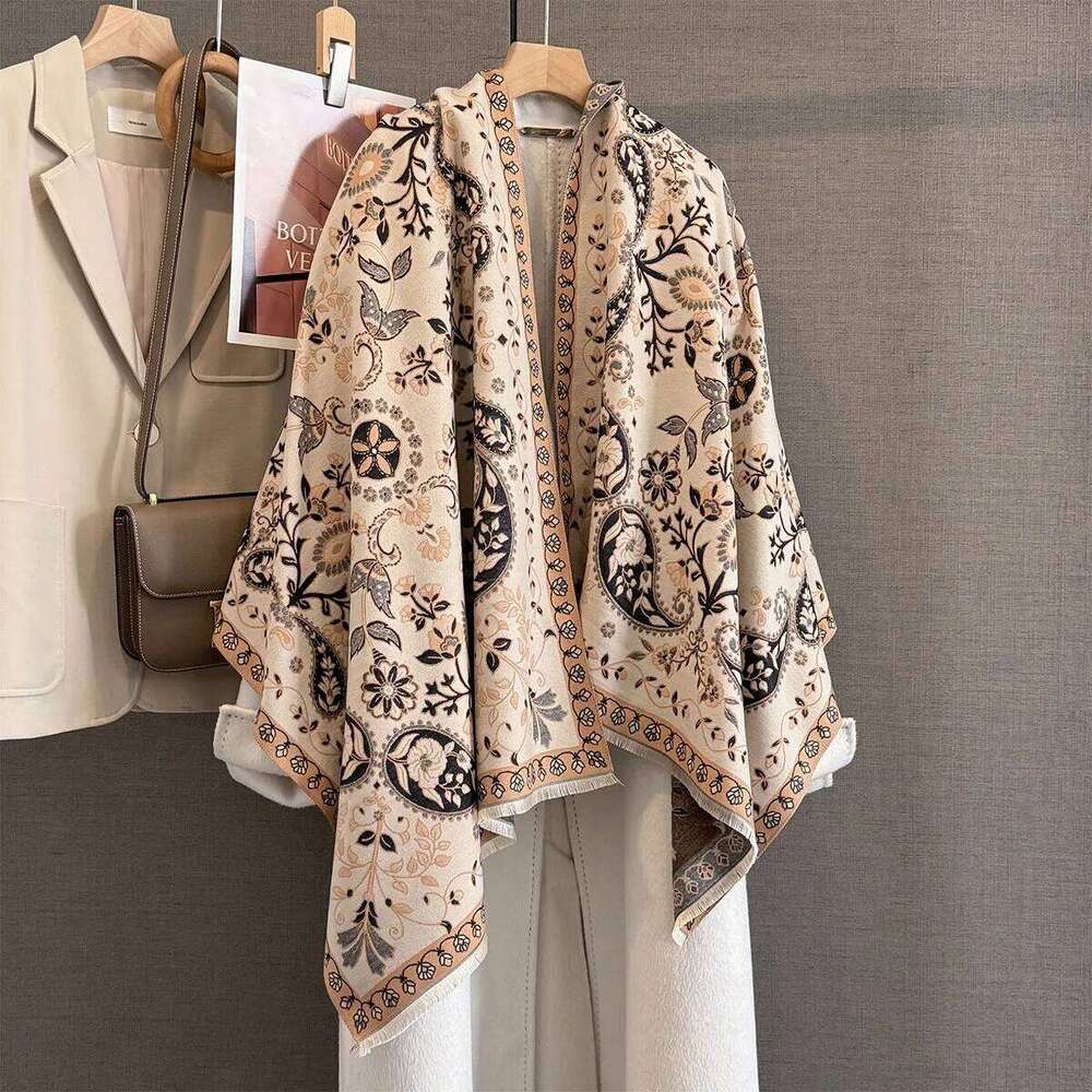 2025 New Women Fashion Brand Scarf Luxury Autumn Winter Warm Shawls Cashew Print Scarves Pashmina Mujer Femme Foulard Bufanda Z260226