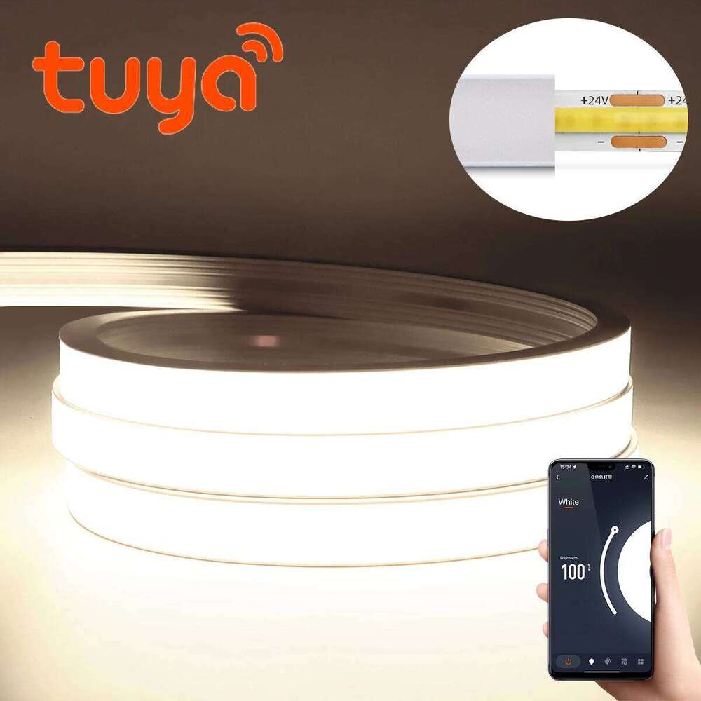 Neon Strip Light USB 5V With Tuya Smart Controller Flexible IP65 Waterproof LED Lights For Kitchen Bedroom Wall Z260226