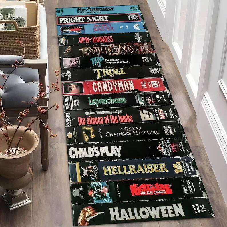 Horror Movie Rug Nostalgic Living Room Bedroom Corridor Home Decoration Carpets H260226
